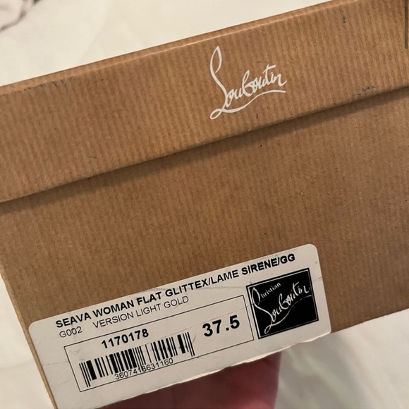 Rose Gold Christian Louboutin Sneakers - Picture 2 of 6